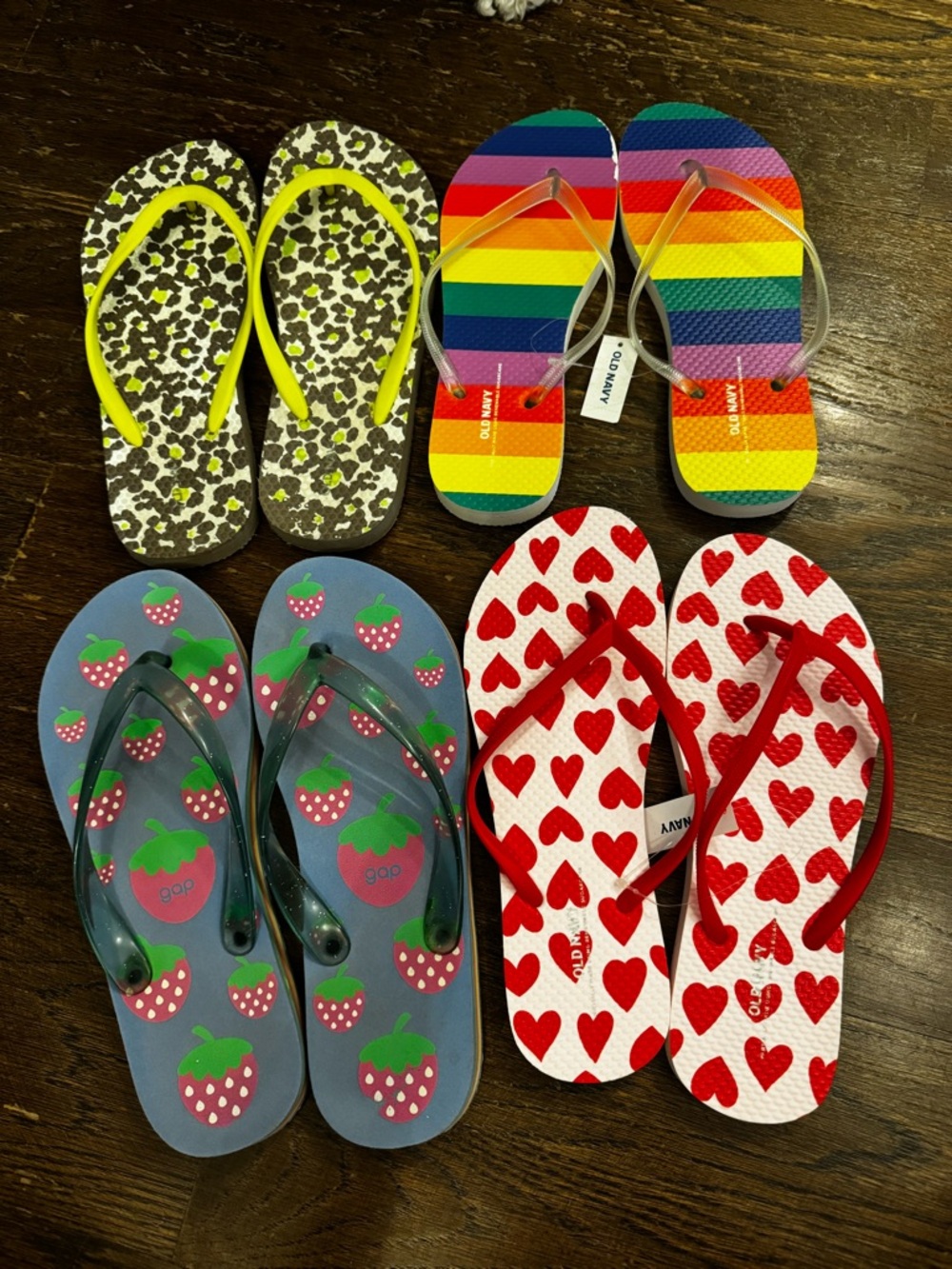 Colorful Flip Flop Lot - Two are NWT!